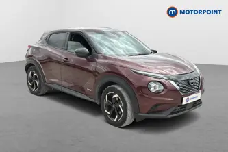 Nissan Juke N-Connecta Automatic Petrol-Electric Hybrid SUV - Stock Number (1651395) - Drivers side front corner