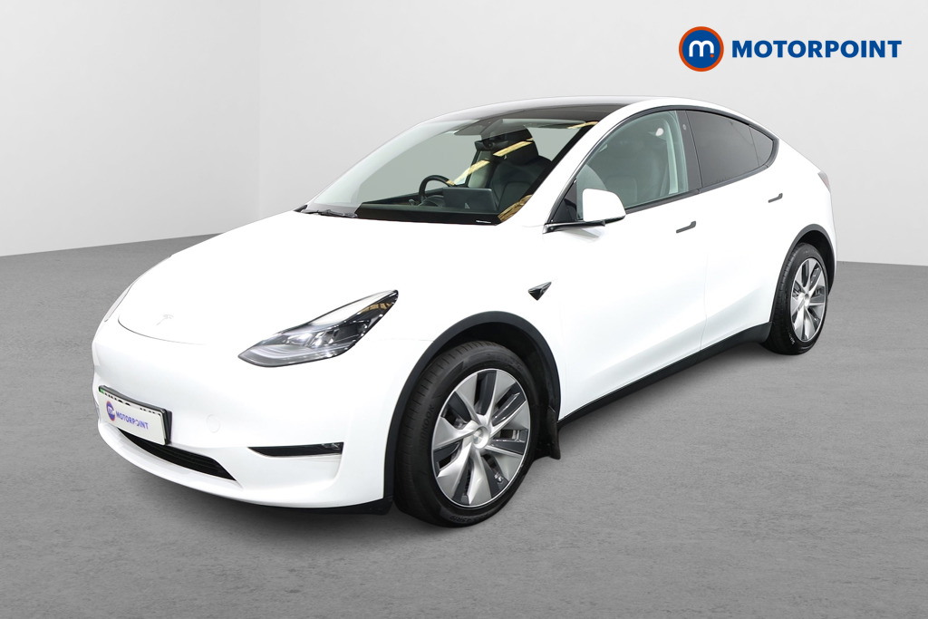 Tesla Model Y Long Range Automatic Electric SUV - Stock Number (1652272) - Passenger side front corner
