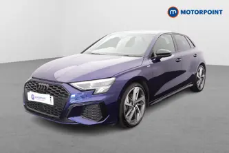 Audi A3 Black Edition Automatic Petrol Hatchback - Stock Number (1653101) - Passenger side front corner