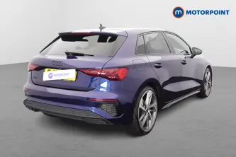 Audi A3 Black Edition Automatic Petrol Hatchback - Stock Number (1653101) - Drivers side rear corner