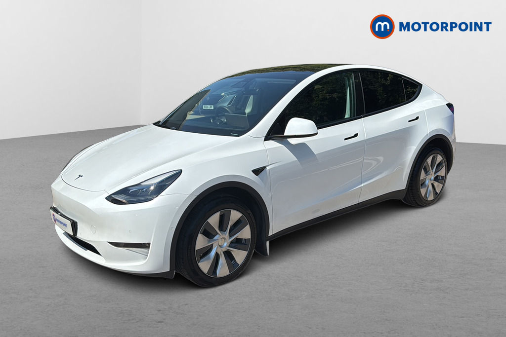 Tesla Model Y Long Range Automatic Electric SUV - Stock Number (1653885) - Passenger side front corner