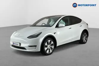 Tesla Model Y Long Range Automatic Electric SUV - Stock Number (1657669) - Passenger side front corner