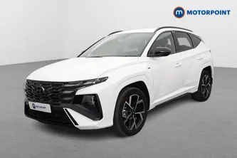 Hyundai Tucson N Line Automatic Petrol-Electric Hybrid SUV - Stock Number (1657676) - Passenger side front corner