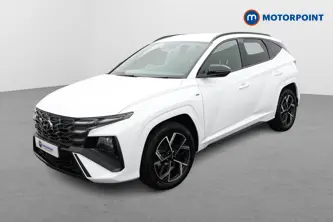 Hyundai Tucson N Line Automatic Petrol-Electric Hybrid SUV - Stock Number (1657689) - Passenger side front corner
