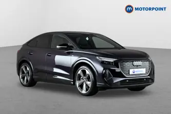 Audi Q4 Black Edition Automatic Electric SUV - Stock Number (1658280) - Drivers side front corner
