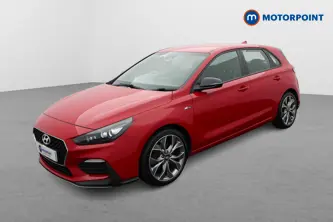 Hyundai I30 N Line-Plus Manual Petrol Hatchback - Stock Number (1658361) - Passenger side front corner