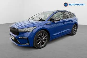 Skoda Enyaq 80 Sportline Automatic Electric SUV - Stock Number (1658389) - Passenger side front corner