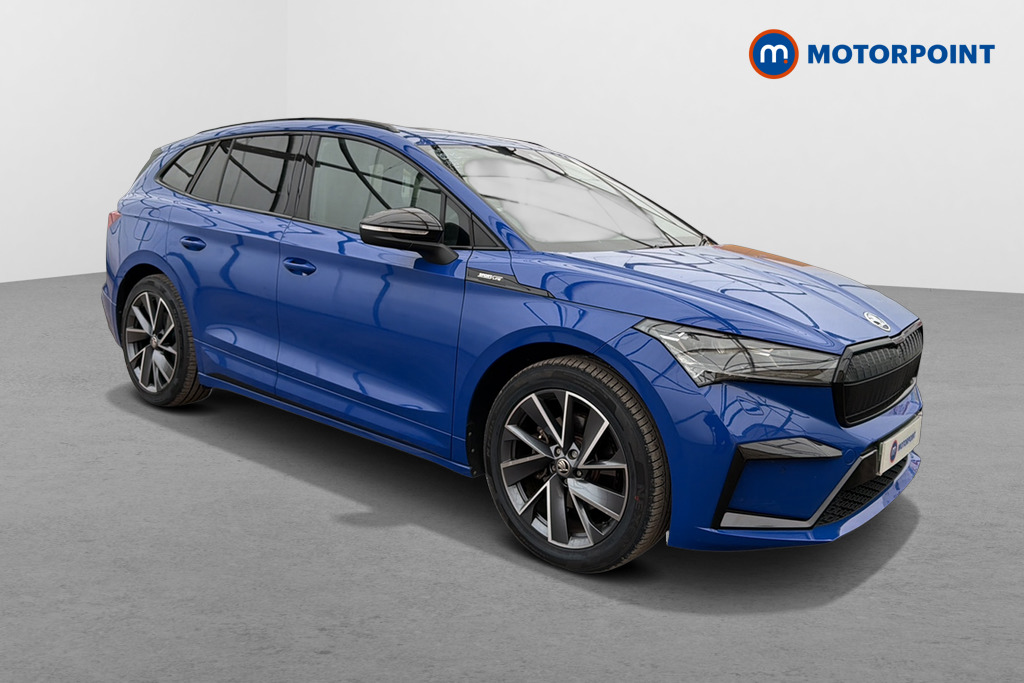 Skoda Enyaq 80 Sportline Automatic Electric SUV - Stock Number (1658389) - Drivers side front corner
