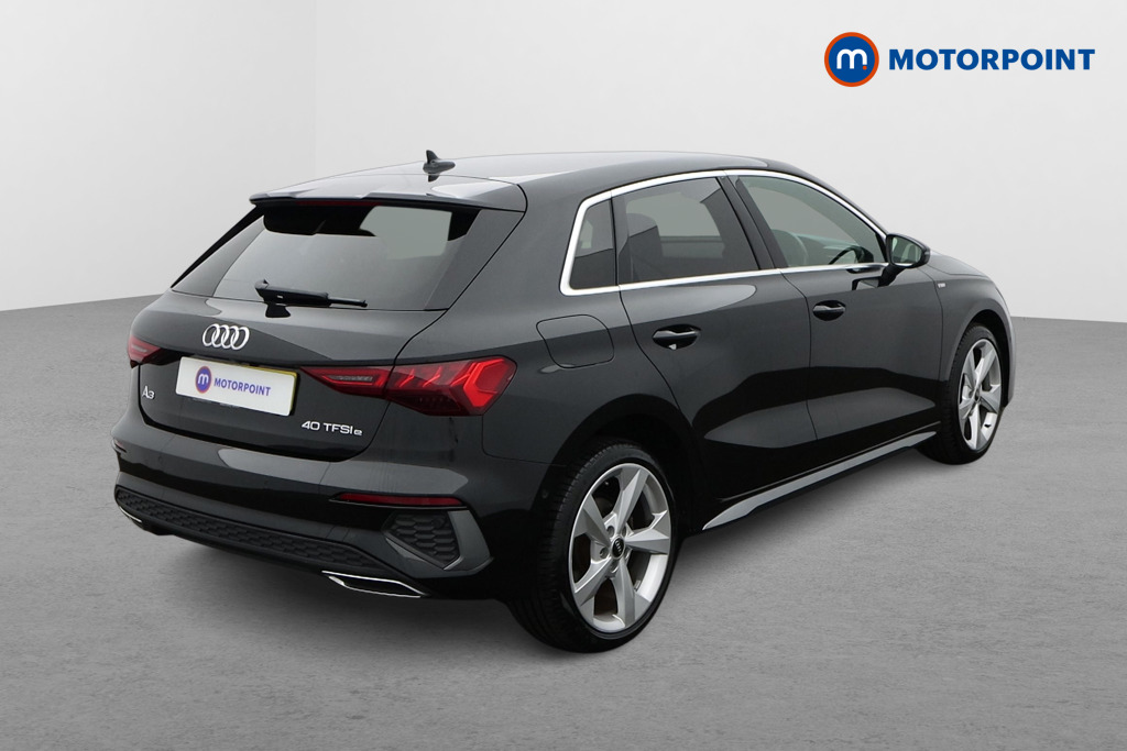 Audi A3 S Line Automatic Petrol Plug-In Hybrid Hatchback - Stock Number (1658857) - Drivers side rear corner