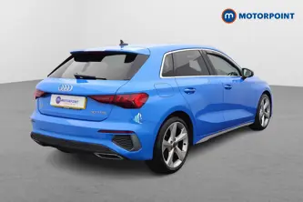 Audi A3 S Line Automatic Petrol Hatchback - Stock Number (1659684) - Drivers side rear corner