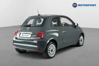 Fiat 500 Lounge Manual Petrol Hatchback - Stock Number (1605460) - Passenger side rear corner
