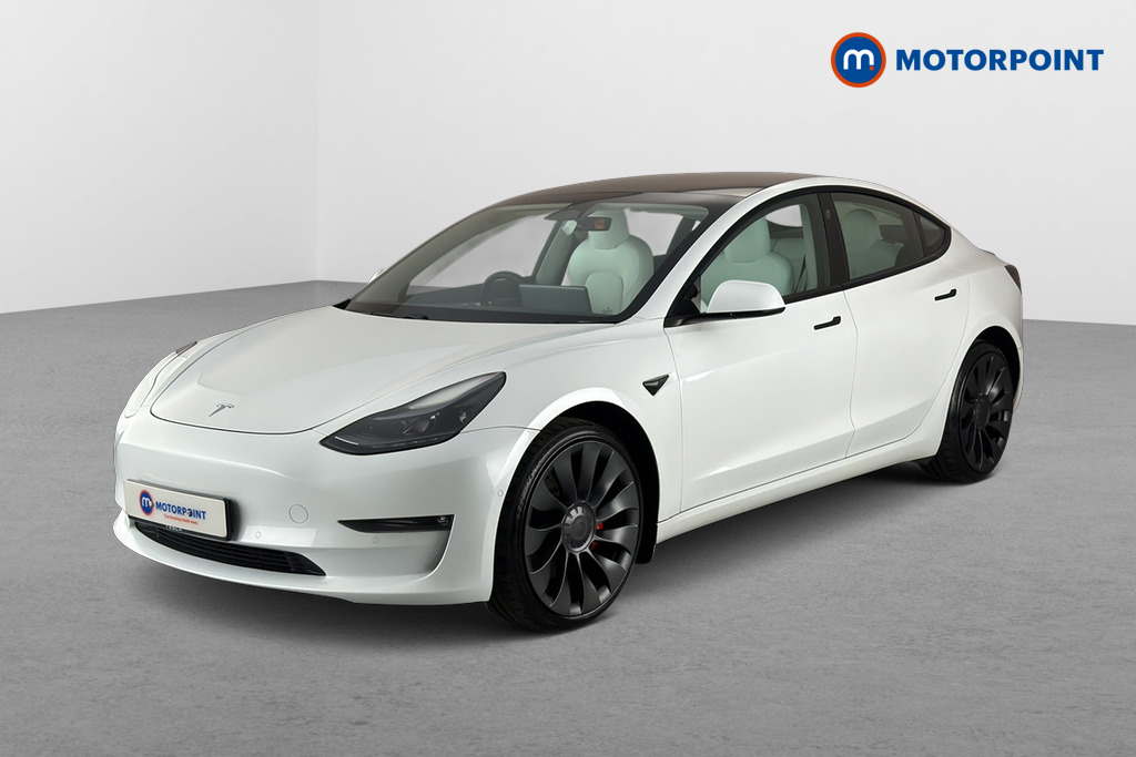 Tesla Model 3 Performance Automatic Electric Saloon - Stock Number (1659714) - Passenger side front corner