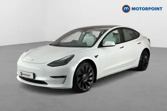 Tesla Model 3 Performance Automatic Electric Saloon - Stock Number (1659714) - Passenger side front corner