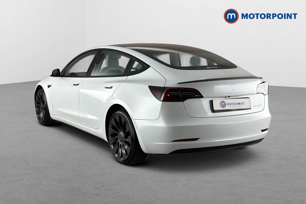 Tesla Model 3 Performance Automatic Electric Saloon - Stock Number (1659714) - Drivers side rear corner