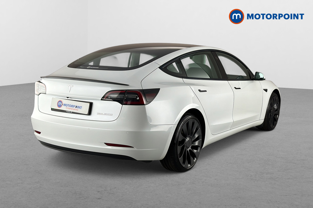 Tesla Model 3 Performance Automatic Electric Saloon - Stock Number (1659714) - Passenger side rear corner
