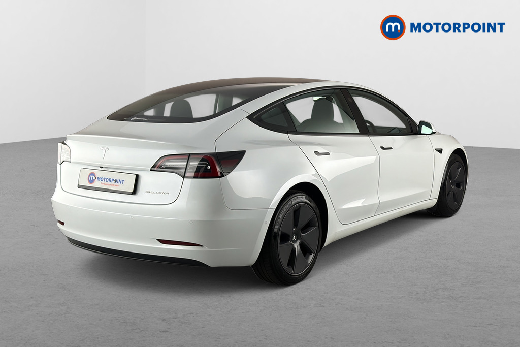 Tesla Model 3 Long Range Automatic Electric Saloon - Stock Number (1659727) - Passenger side rear corner