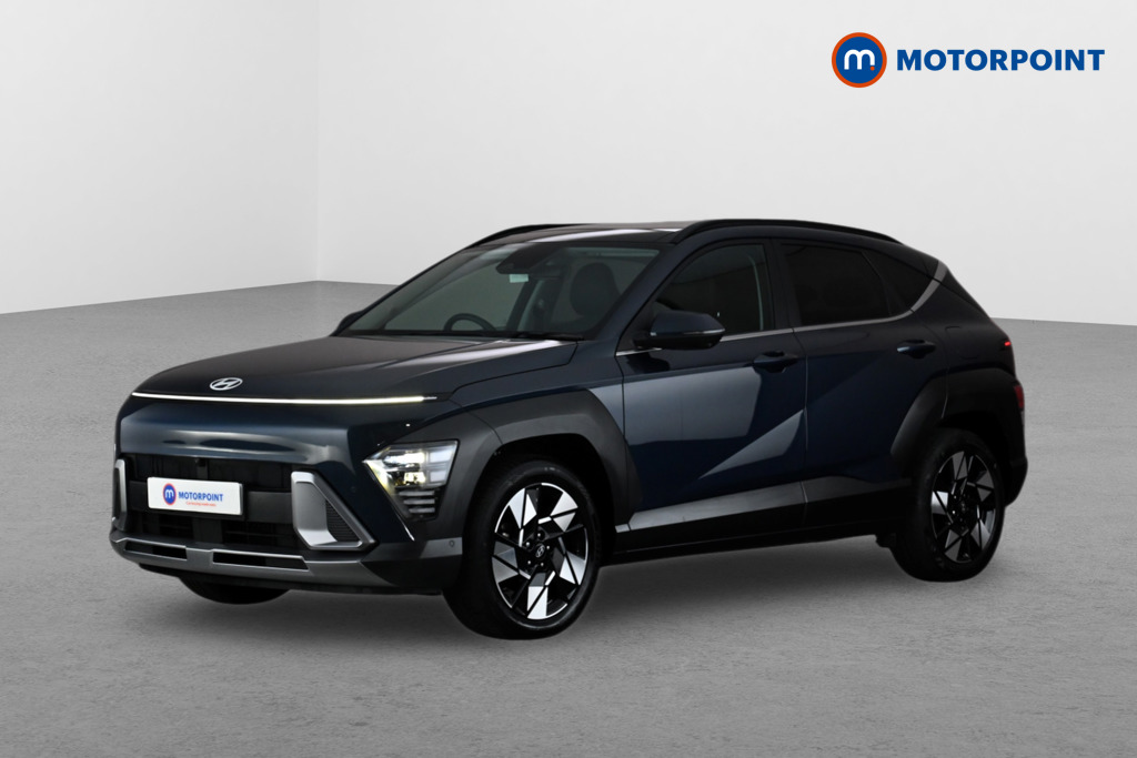 Hyundai Kona Ultimate Automatic Petrol-Electric Hybrid SUV - Stock Number (1633975) - Passenger side front corner
