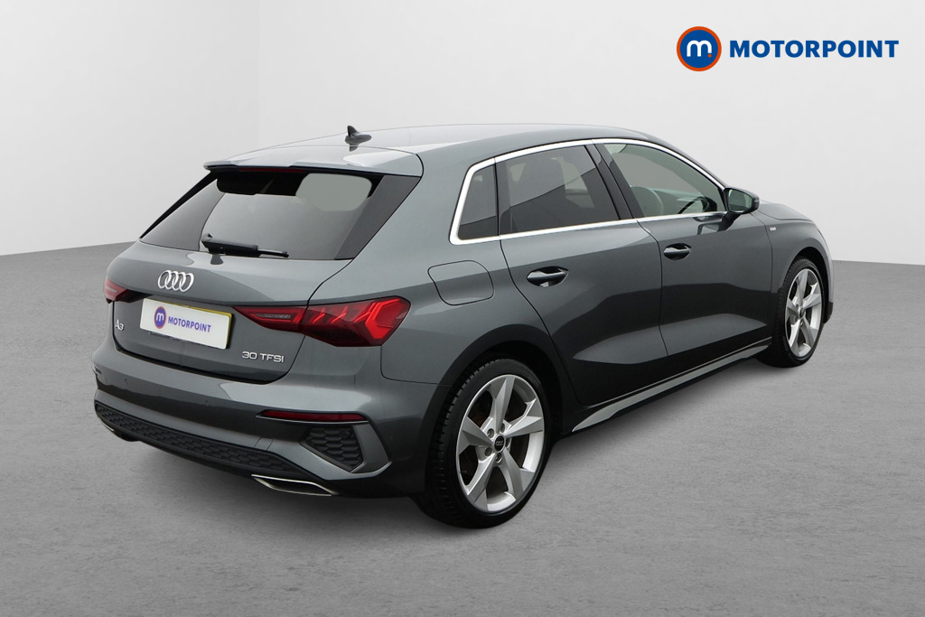 Audi A3 S Line Manual Petrol Hatchback - Stock Number (1649973) - Drivers side rear corner