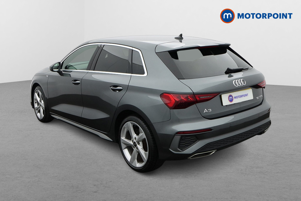 Audi A3 S Line Manual Petrol Hatchback - Stock Number (1649973) - Passenger side rear corner