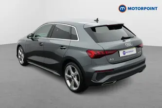 Audi A3 S Line Manual Petrol Hatchback - Stock Number (1649973) - Passenger side rear corner