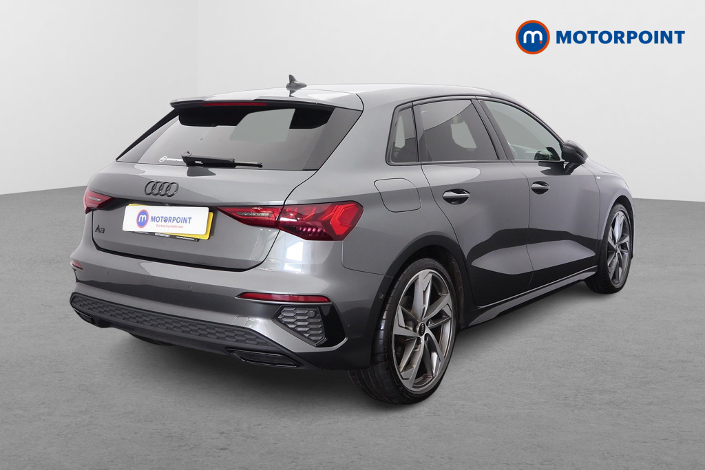 Audi A3 Black Edition Automatic Petrol Hatchback - Stock Number (1656176) - Drivers side rear corner