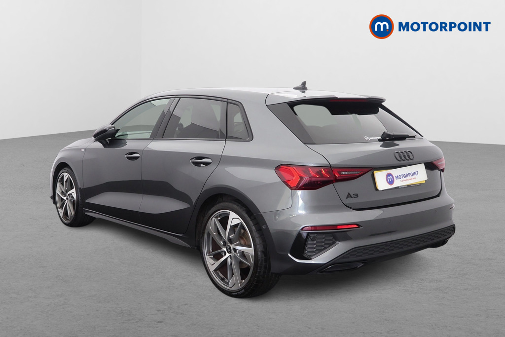 Audi A3 Black Edition Automatic Petrol Hatchback - Stock Number (1656176) - Passenger side rear corner