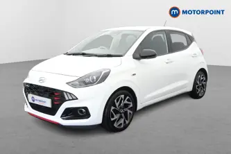 Hyundai I10 N Line Manual Petrol Hatchback - Stock Number (1660604) - Passenger side front corner