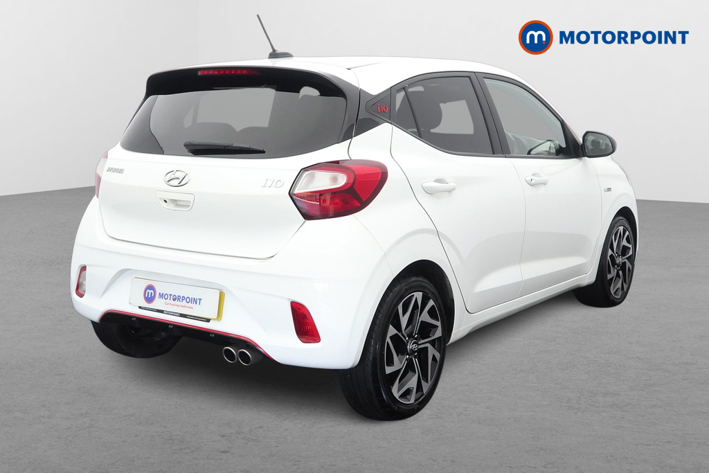 Hyundai I10 N Line Manual Petrol Hatchback - Stock Number (1660604) - Drivers side rear corner