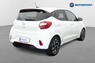 Hyundai I10 N Line Manual Petrol Hatchback - Stock Number (1660604) - Drivers side rear corner