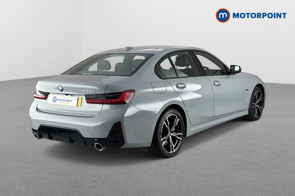 BMW 3 Series M Sport Automatic Petrol Plug-In Hybrid Saloon - Stock Number (1659687) - Passenger side rear corner