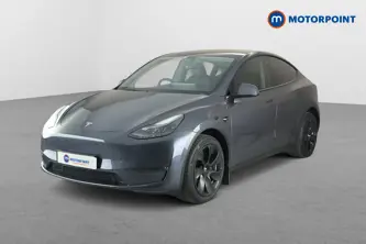 Tesla Model Y Long Range Automatic Electric SUV - Stock Number (1658291) - Passenger side front corner