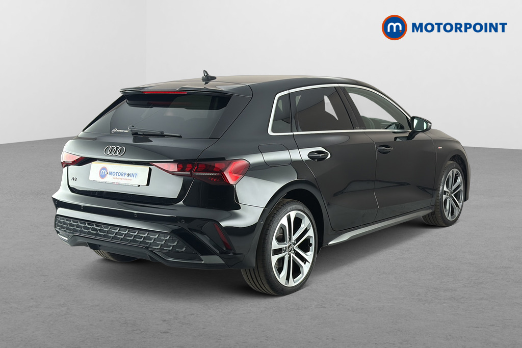 Audi A3 S Line Automatic Petrol Plug-In Hybrid Hatchback - Stock Number (1659858) - Passenger side rear corner
