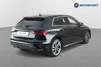 Audi A3 S Line Automatic Petrol Plug-In Hybrid Hatchback - Stock Number (1659858) - Passenger side rear corner