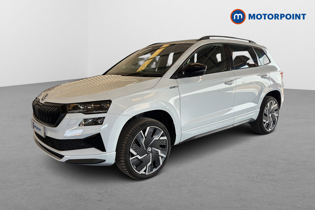 Skoda Karoq Sportline Automatic Petrol SUV - Stock Number (1661161) - Passenger side front corner