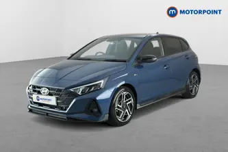 Hyundai I20 N Line S Manual Petrol Hatchback - Stock Number (1661948) - Passenger side front corner