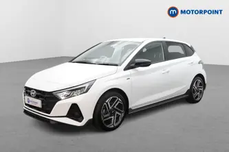 Hyundai I20 N Line S Manual Petrol Hatchback - Stock Number (1661957) - Passenger side front corner