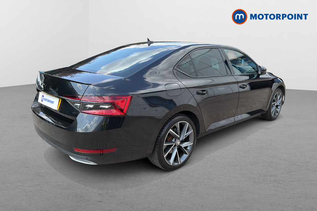 Skoda Superb Sport Line Plus Automatic Petrol Plug-In Hybrid Hatchback - Stock Number (1645909) - Passenger side rear corner