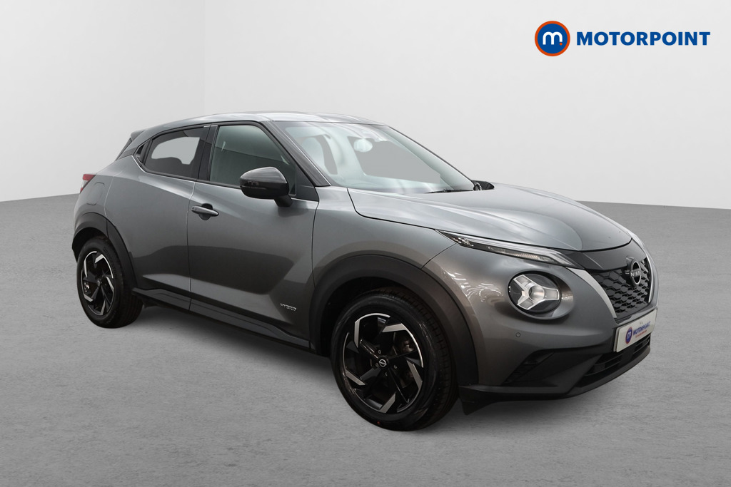 Nissan Juke N-Connecta Automatic Petrol-Electric Hybrid SUV - Stock Number (1656687) - Drivers side front corner