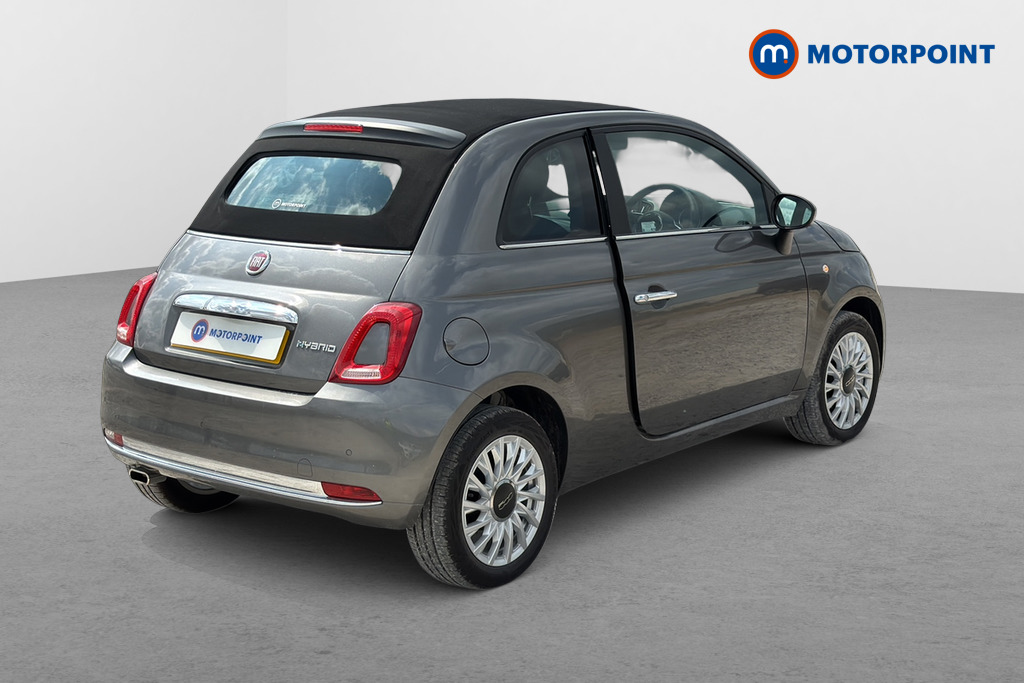 Fiat 500 1.0 Mild Hybrid 2Dr Manual Petrol Convertible - Stock Number (1661875) - Passenger side rear corner