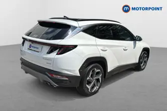 Hyundai Tucson Ultimate Automatic Petrol-Electric Hybrid SUV - Stock Number (1662136) - Passenger side rear corner
