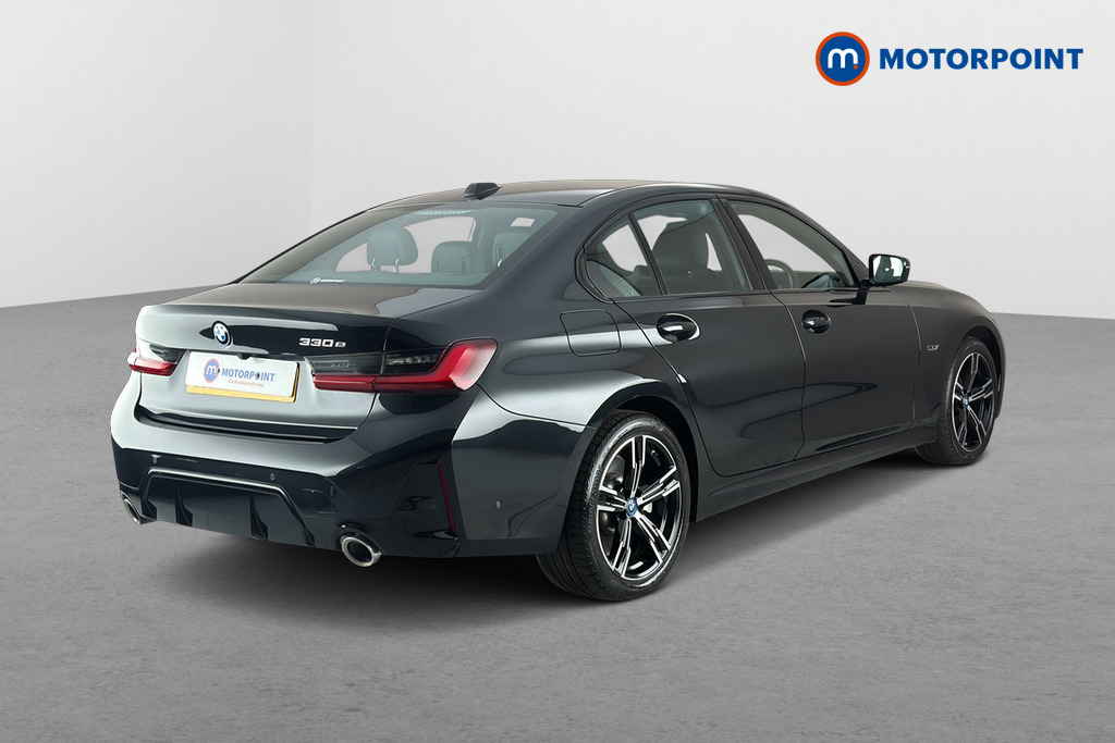 BMW 3 Series M Sport Automatic Petrol Plug-In Hybrid Saloon - Stock Number (1662219) - Passenger side rear corner