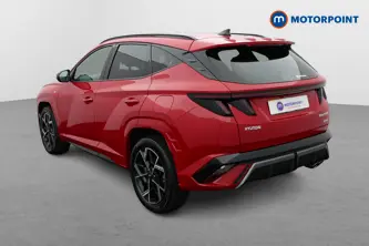 Hyundai Tucson N Line Automatic Petrol-Electric Hybrid SUV - Stock Number (1662325) - Passenger side rear corner