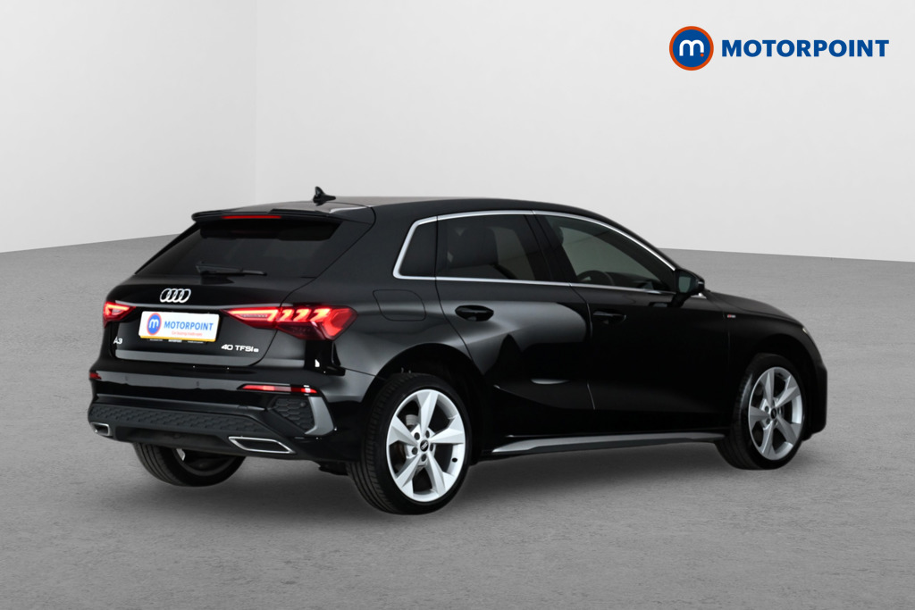 Audi A3 S Line Automatic Petrol Plug-In Hybrid Hatchback - Stock Number (1662450) - Drivers side rear corner