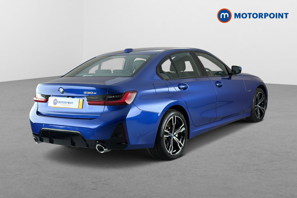 BMW 3 Series M Sport Automatic Petrol Plug-In Hybrid Saloon - Stock Number (1662708) - Passenger side rear corner