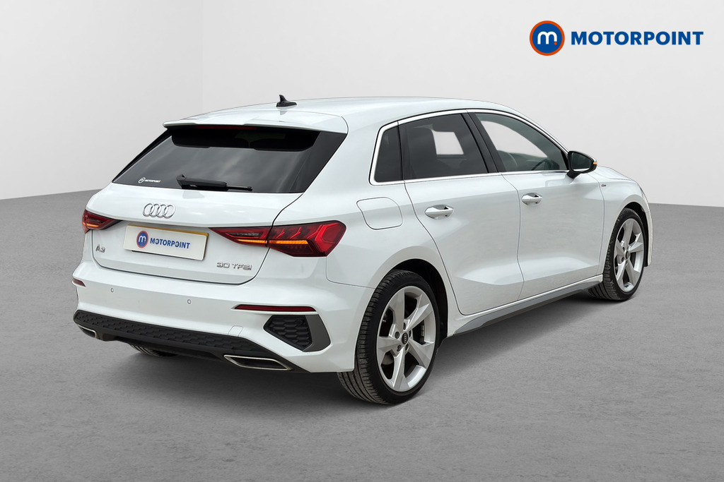 Audi A3 S Line Automatic Petrol Hatchback - Stock Number (1654050) - Passenger side rear corner