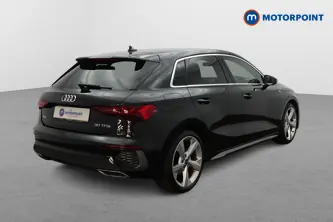 Audi A3 S Line Manual Petrol Hatchback - Stock Number (1660185) - Drivers side rear corner