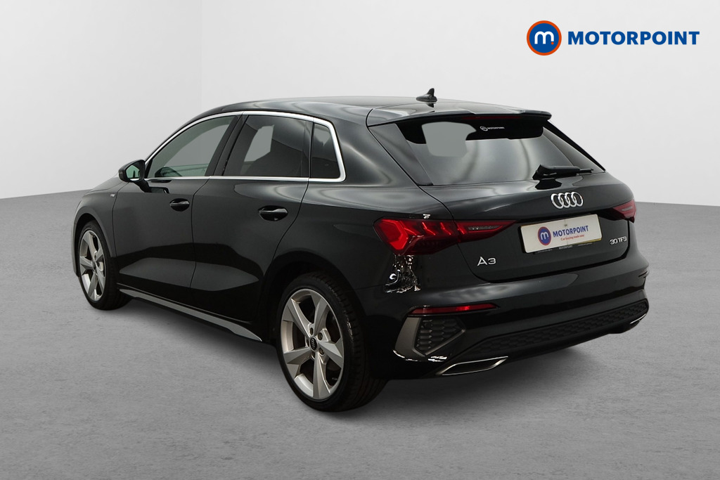 Audi A3 S Line Manual Petrol Hatchback - Stock Number (1660185) - Passenger side rear corner