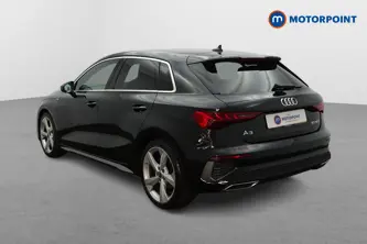Audi A3 S Line Manual Petrol Hatchback - Stock Number (1660185) - Passenger side rear corner