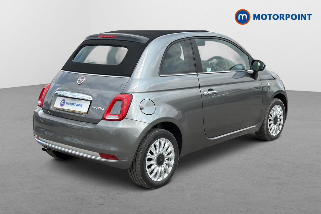 Fiat 500 1.0 Mild Hybrid 2Dr Manual Petrol Convertible - Stock Number (1661875) - Passenger side rear corner