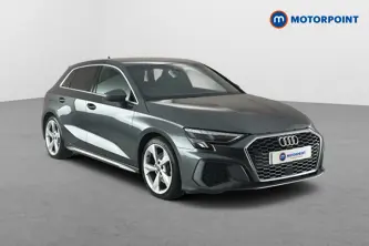 Audi A3 S Line Manual Petrol Hatchback - Stock Number (1662929) - Drivers side front corner